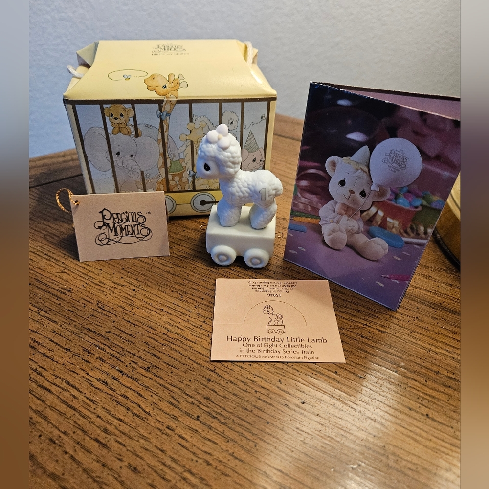 Precious Moments Birthday Collection "Happy Birthday Little Lamb"